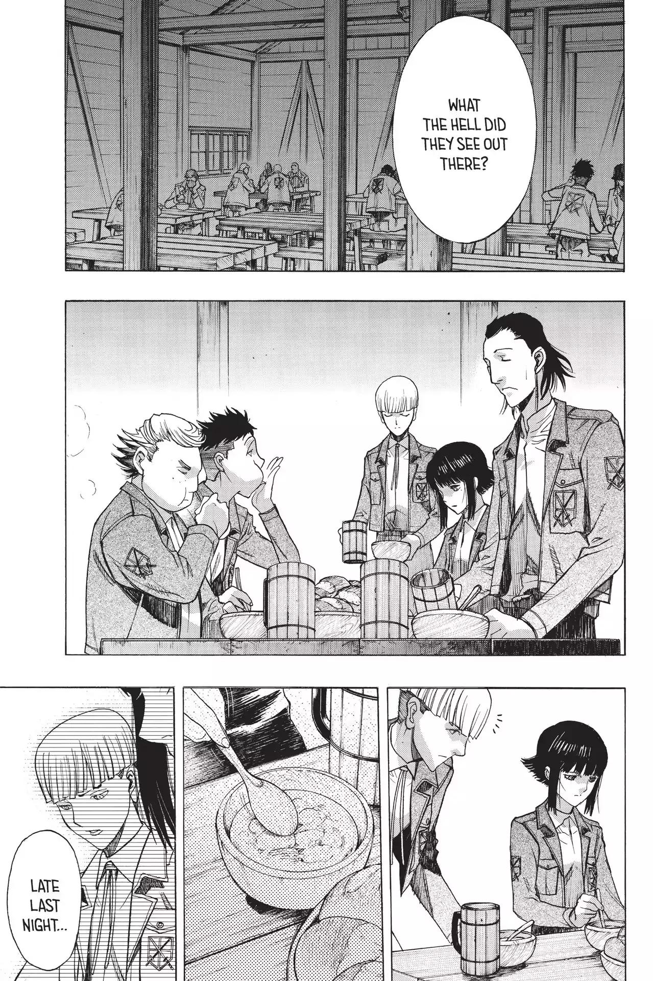 Shingeki no Kyojin Before the Fall chapter 50 page 28