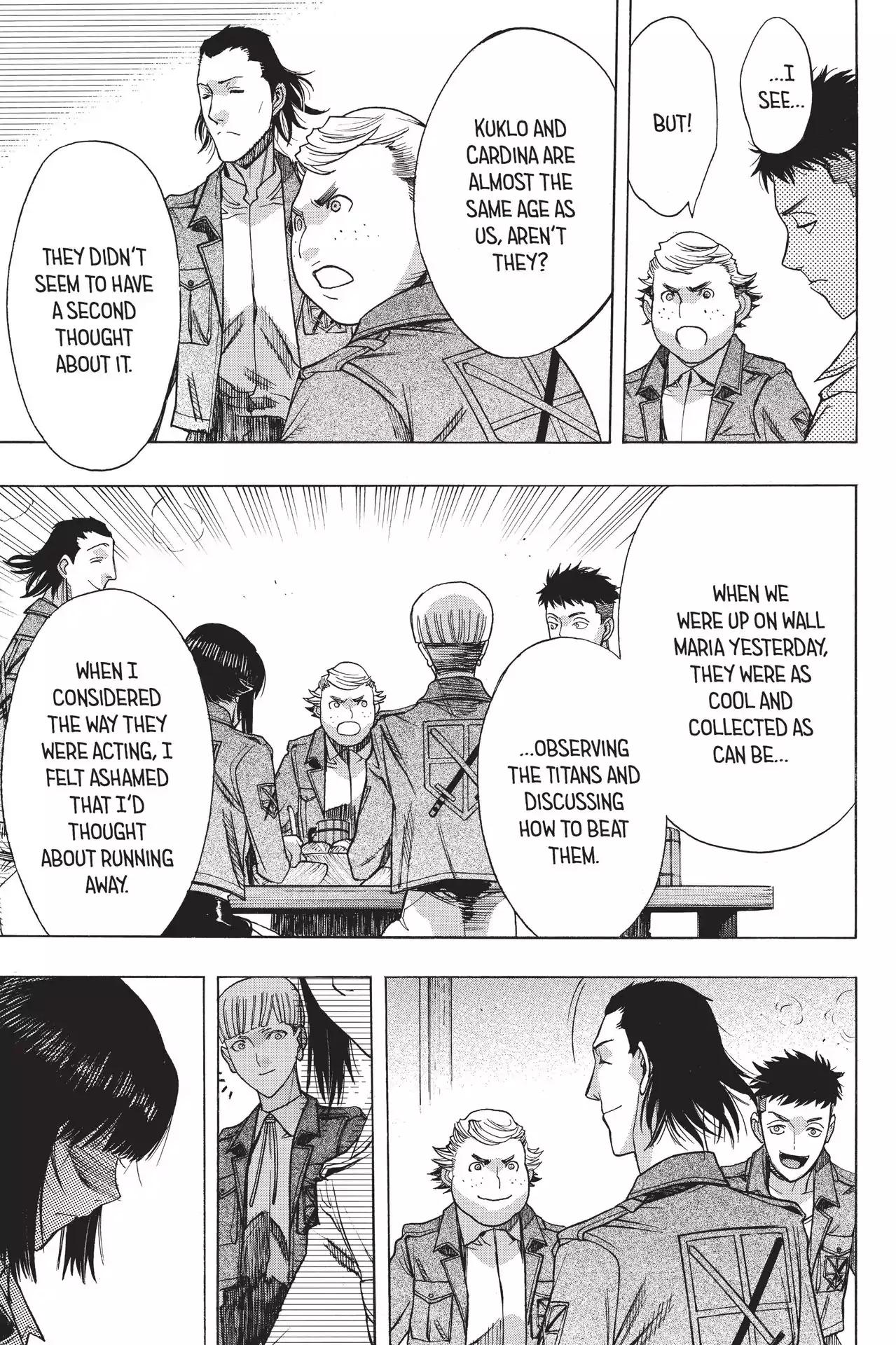 Shingeki no Kyojin Before the Fall chapter 50 page 32