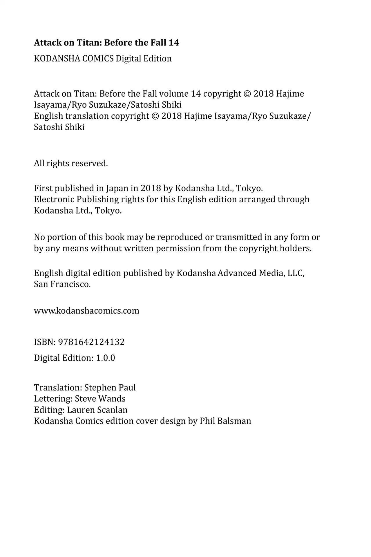 Shingeki no Kyojin Before the Fall chapter 52 page 65