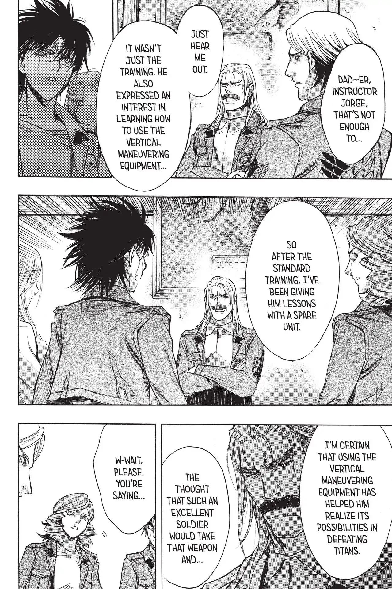 Shingeki no Kyojin Before the Fall chapter 54 page 22