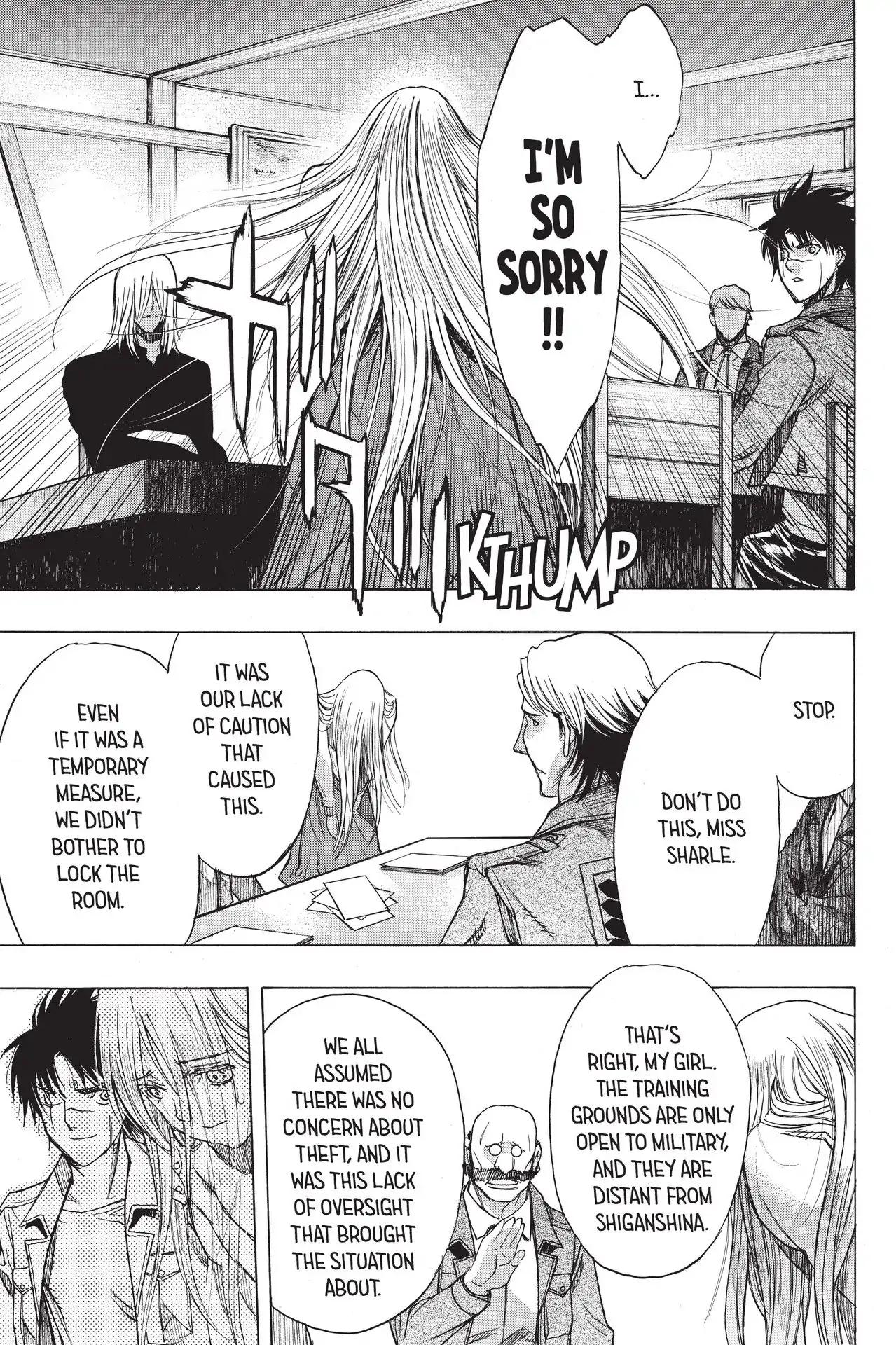 Shingeki no Kyojin Before the Fall chapter 54 page 27