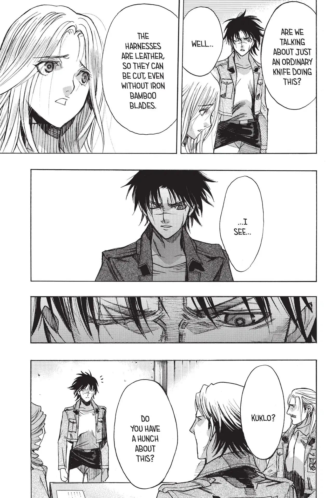 Shingeki no Kyojin Before the Fall chapter 54 page 33