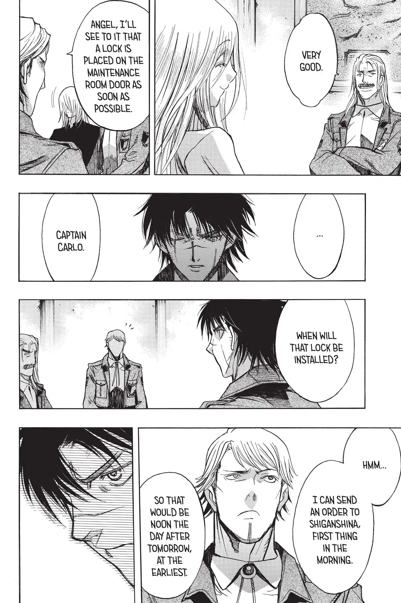 Shingeki no Kyojin Before the Fall chapter 54 page 36