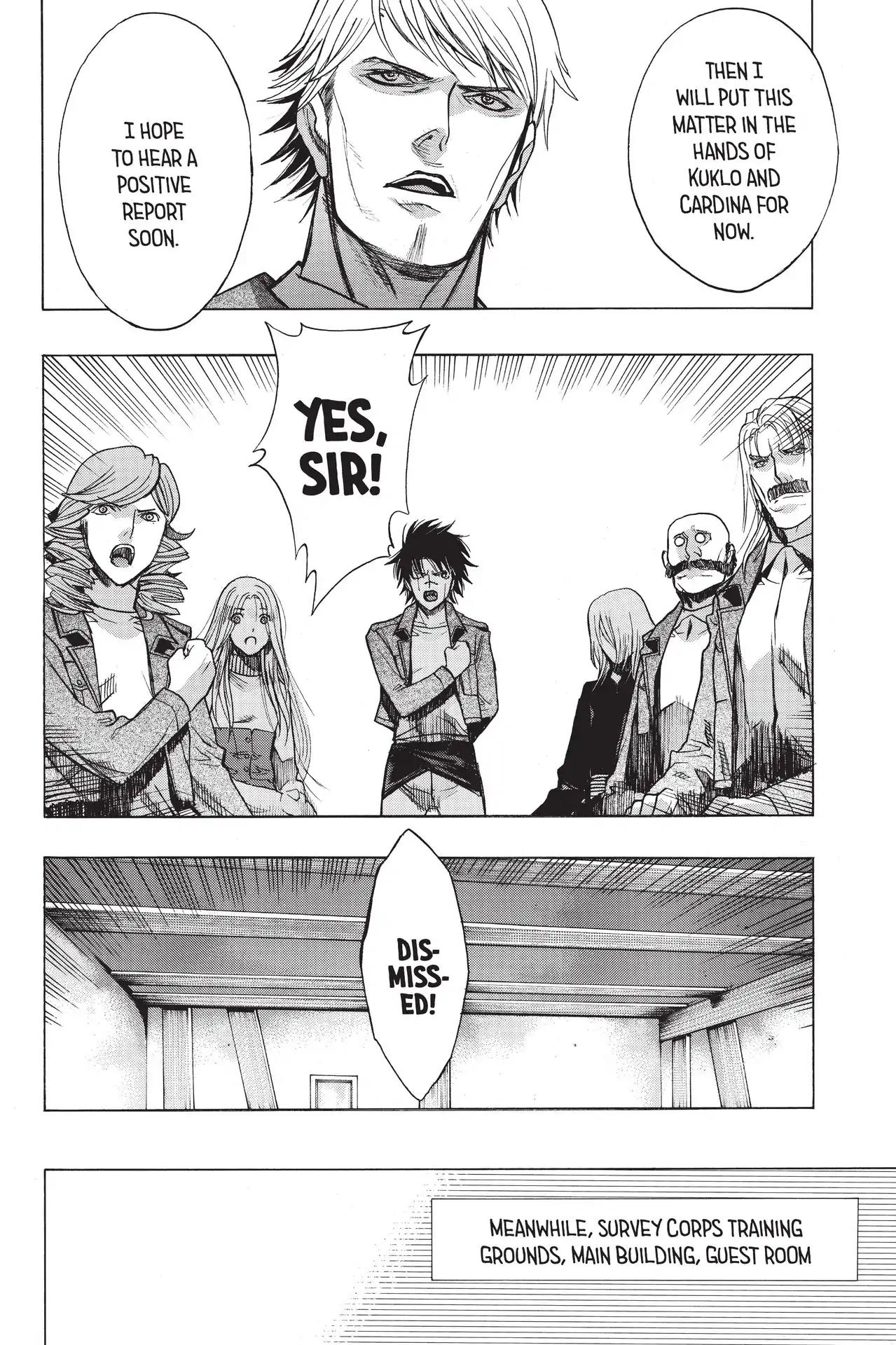 Shingeki no Kyojin Before the Fall chapter 54 page 38