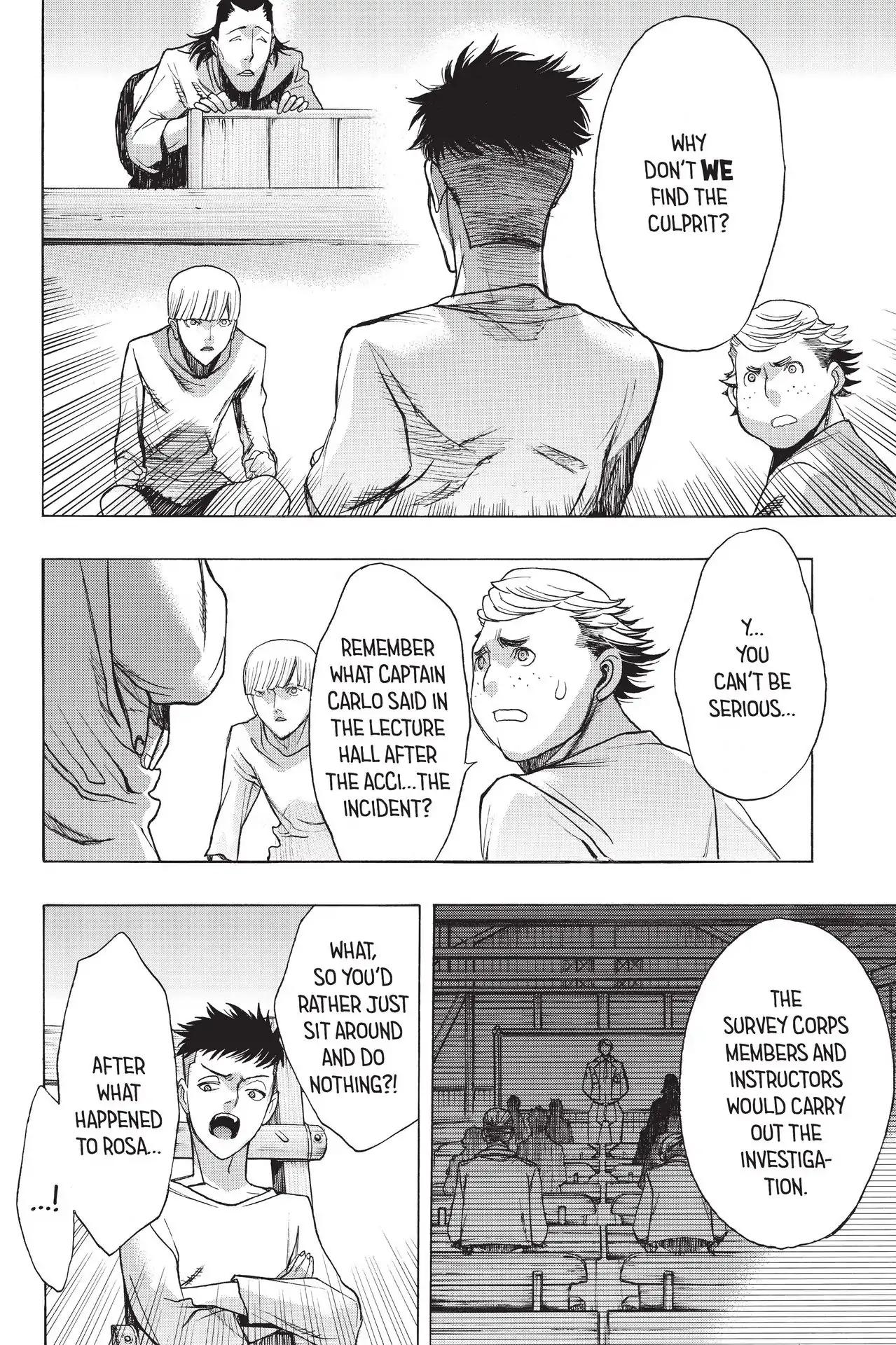 Shingeki no Kyojin Before the Fall chapter 54 page 42