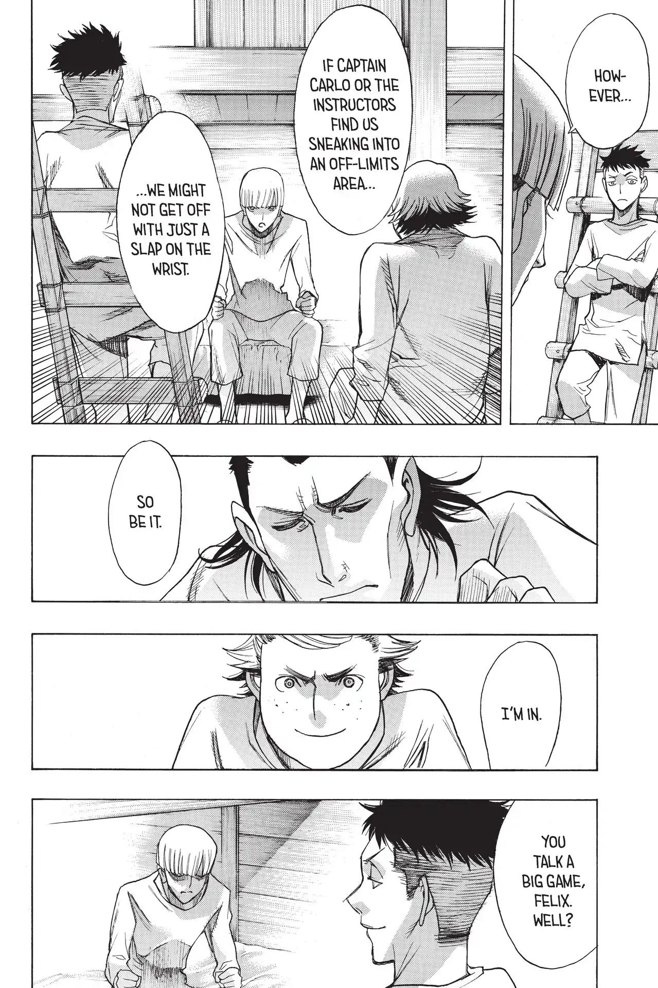 Shingeki no Kyojin Before the Fall chapter 54 page 46