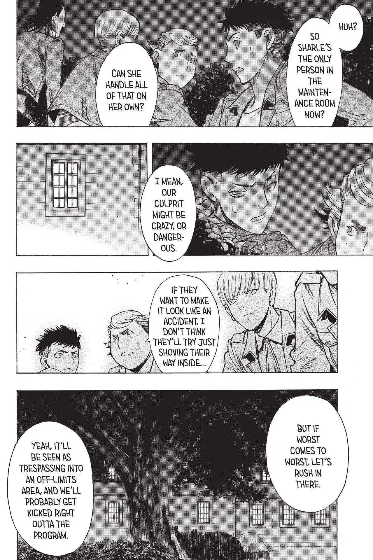 Shingeki no Kyojin Before the Fall chapter 55 page 28