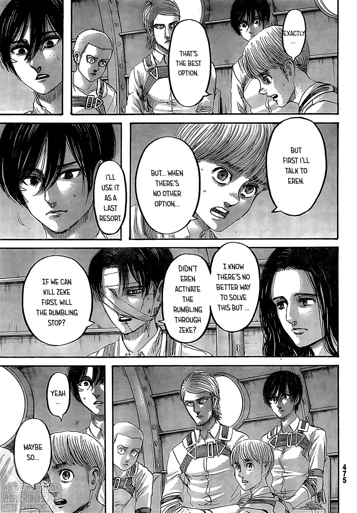 Shingeki no Kyojin chapter 133 page 6