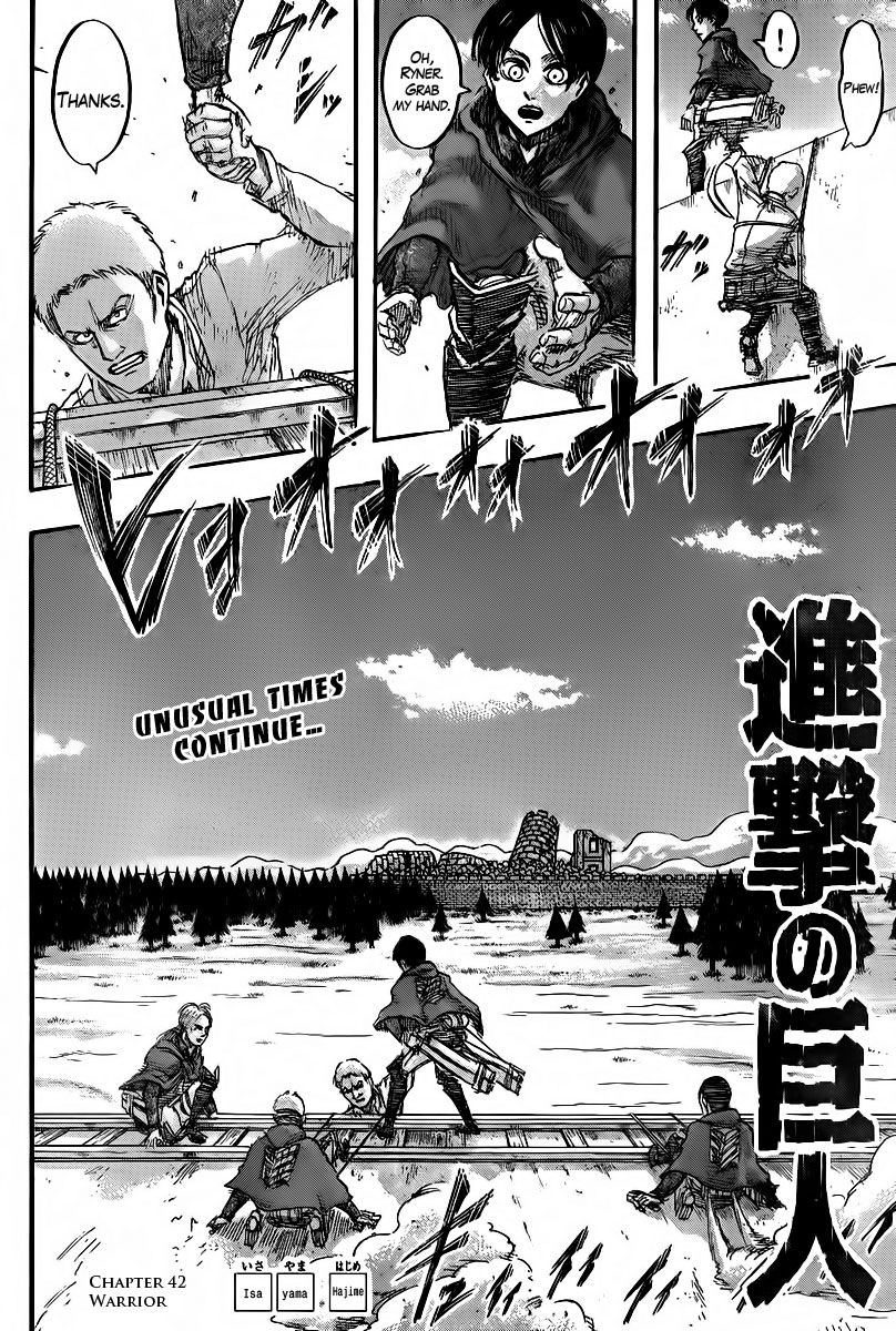 Shingeki no Kyojin chapter 42 page 2