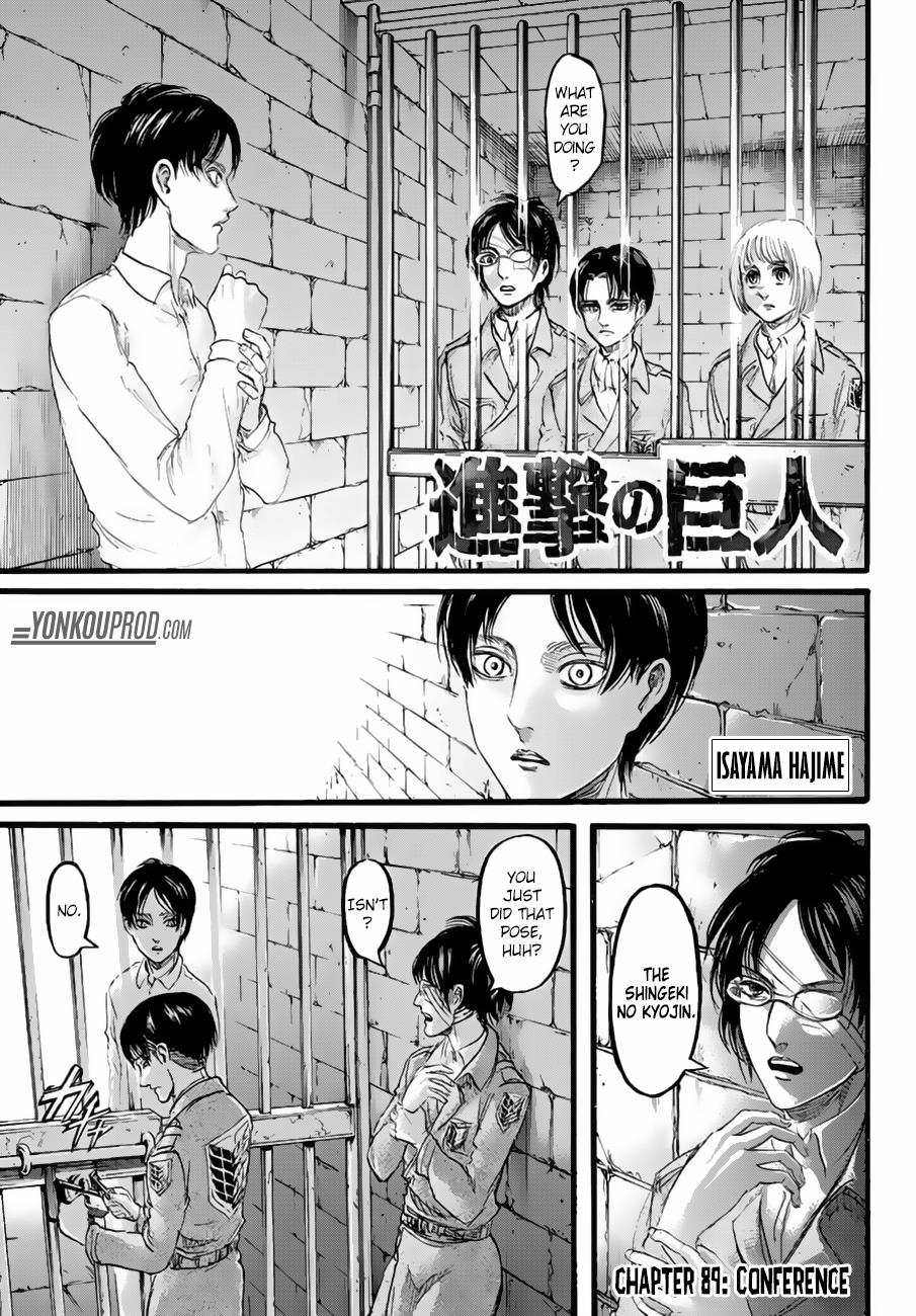 Shingeki no Kyojin chapter 89 page 1