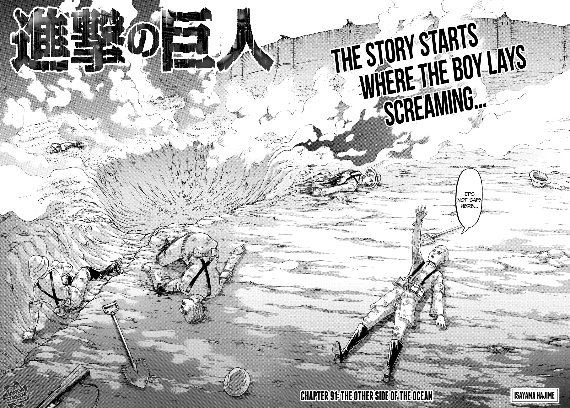 Shingeki no Kyojin chapter 91 page 3