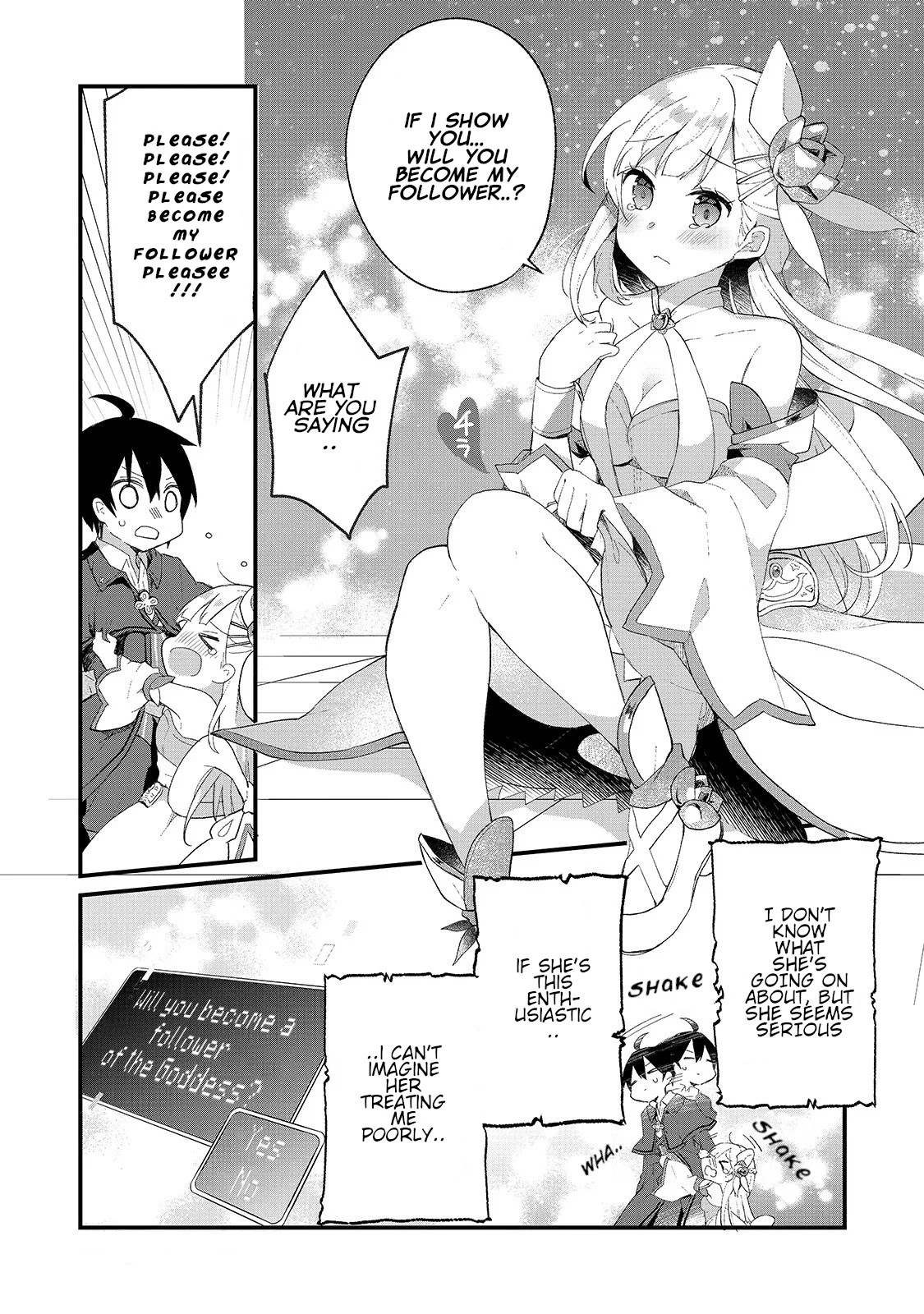 Shinja Zero no Megami-sama to Hajimeru Isekai Kouryaku chapter 2 page 14