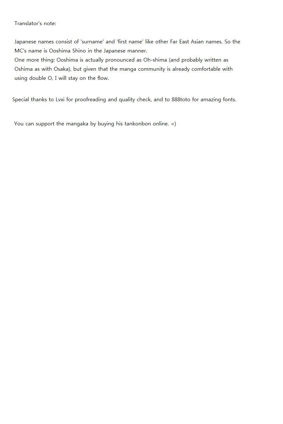 Shino-chan wa Jibun no Namae ga Ienai chapter 1 page 2