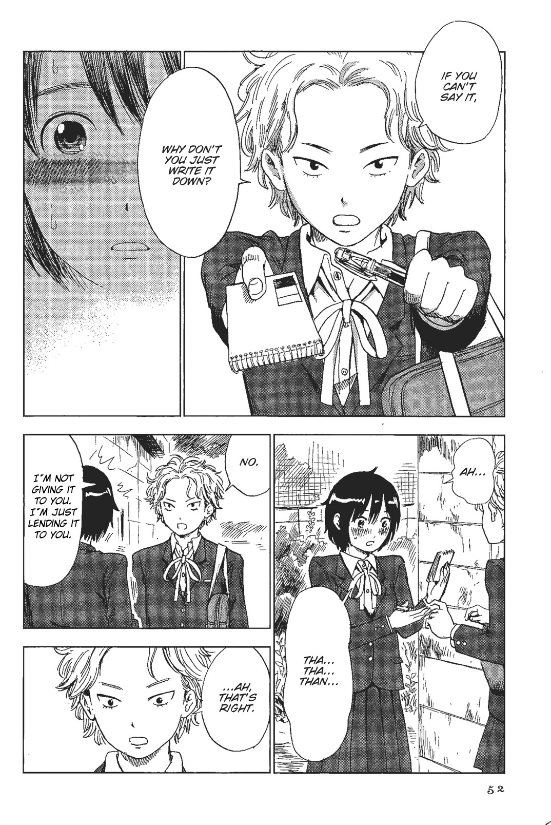 Shino-chan wa Jibun no Namae ga Ienai chapter 3 page 14