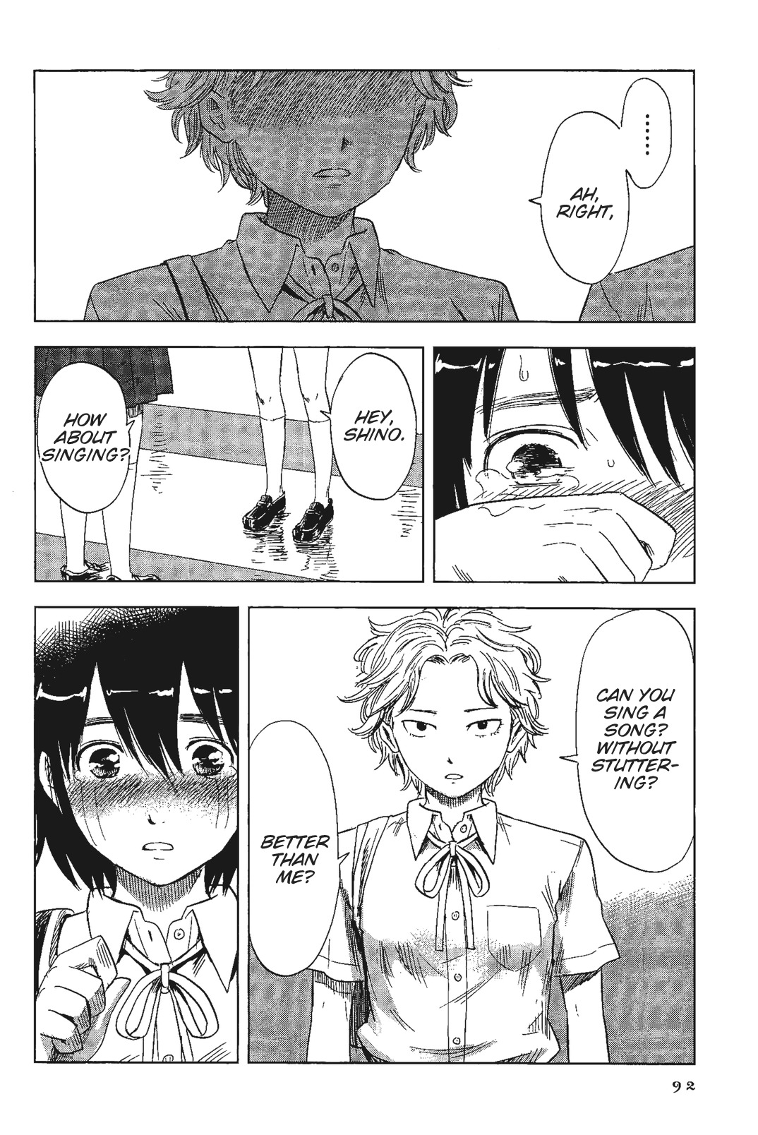 Shino-chan wa Jibun no Namae ga Ienai chapter 5 page 16