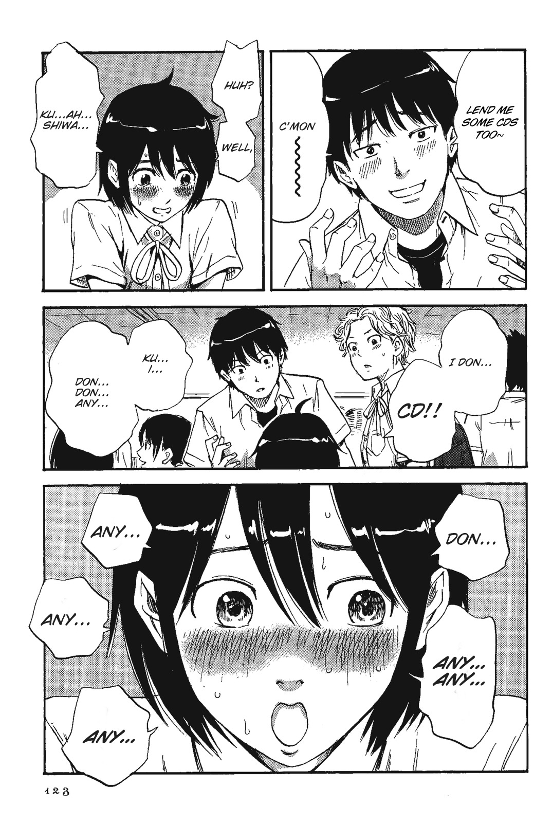 Shino-chan wa Jibun no Namae ga Ienai chapter 7 page 9