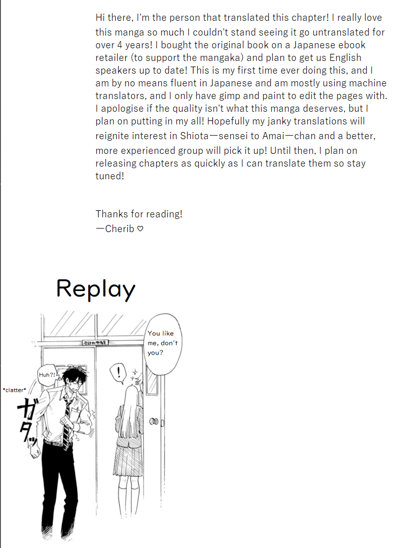 Shiota-sensei to Amai-chan chapter 44 page 23