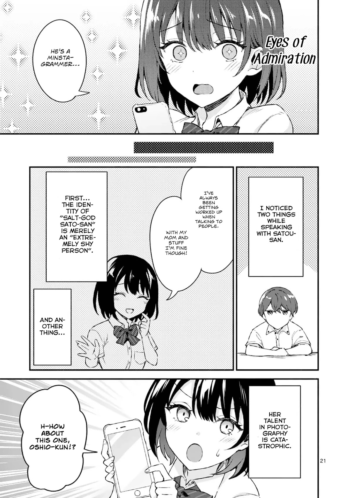 Shiotaiou no Sato-san ga Ore ni dake Amai chapter 1 page 20