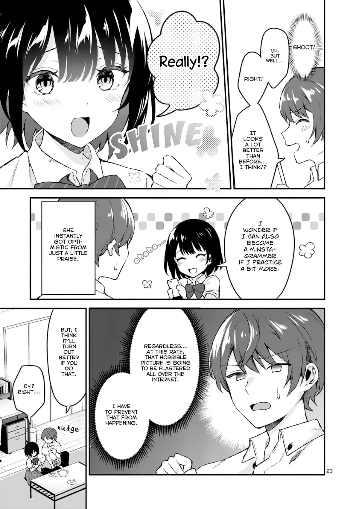 Shiotaiou no Sato-san ga Ore ni dake Amai chapter 1 page 22