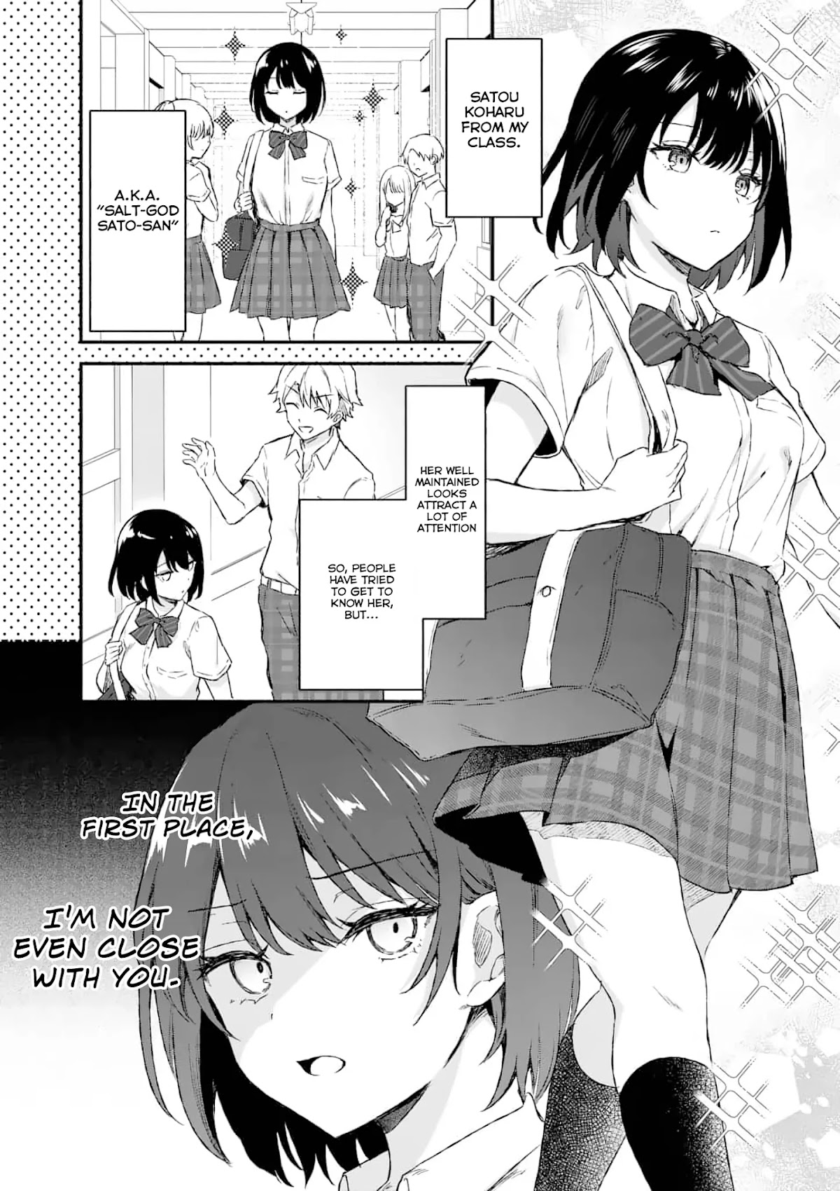 Shiotaiou no Sato-san ga Ore ni dake Amai chapter 1 page 3