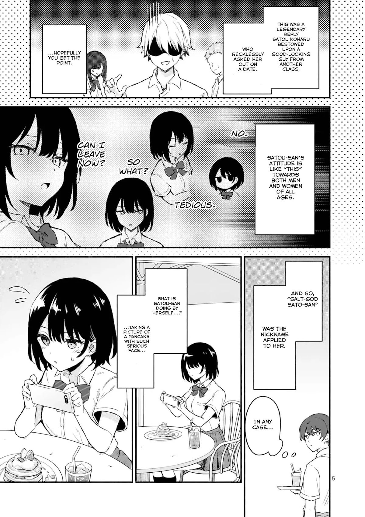 Shiotaiou no Sato-san ga Ore ni dake Amai chapter 1 page 4