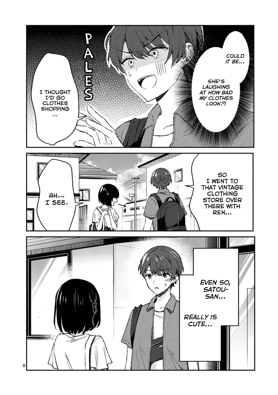 Shiotaiou no Sato-san ga Ore ni dake Amai chapter 10 page 8