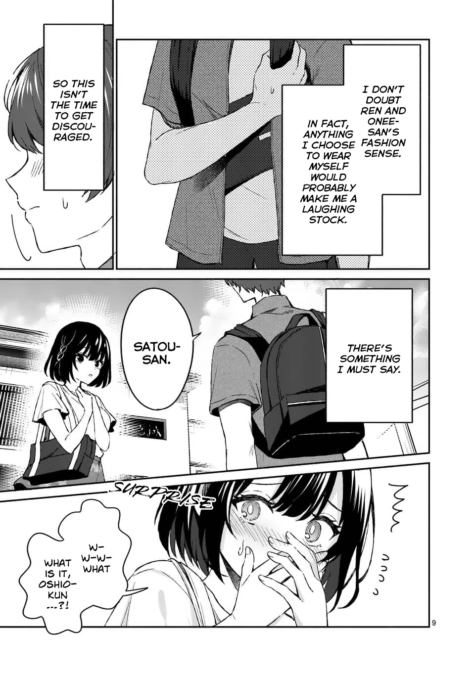 Shiotaiou no Sato-san ga Ore ni dake Amai chapter 10 page 9