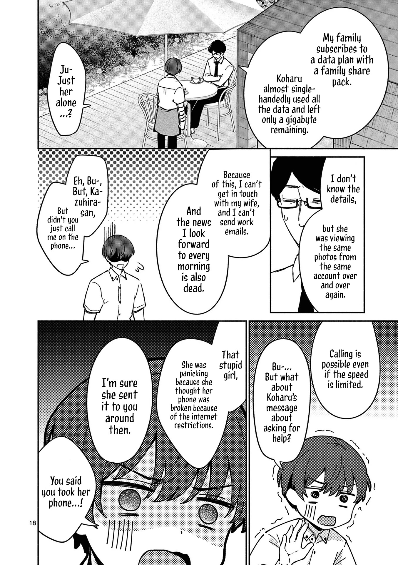 Shiotaiou no Sato-san ga Ore ni dake Amai chapter 18 page 18