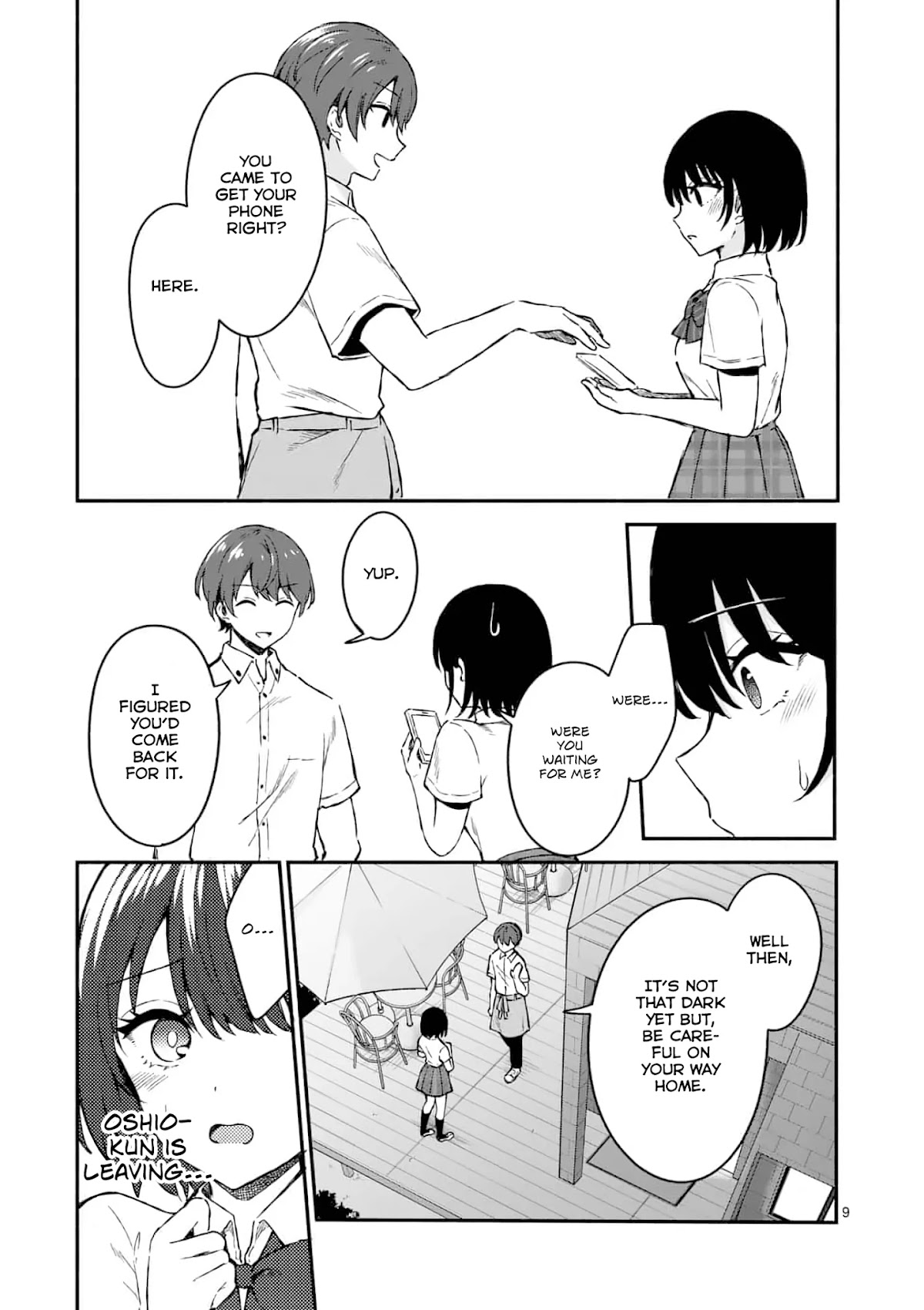 Shiotaiou no Sato-san ga Ore ni dake Amai chapter 2 page 9