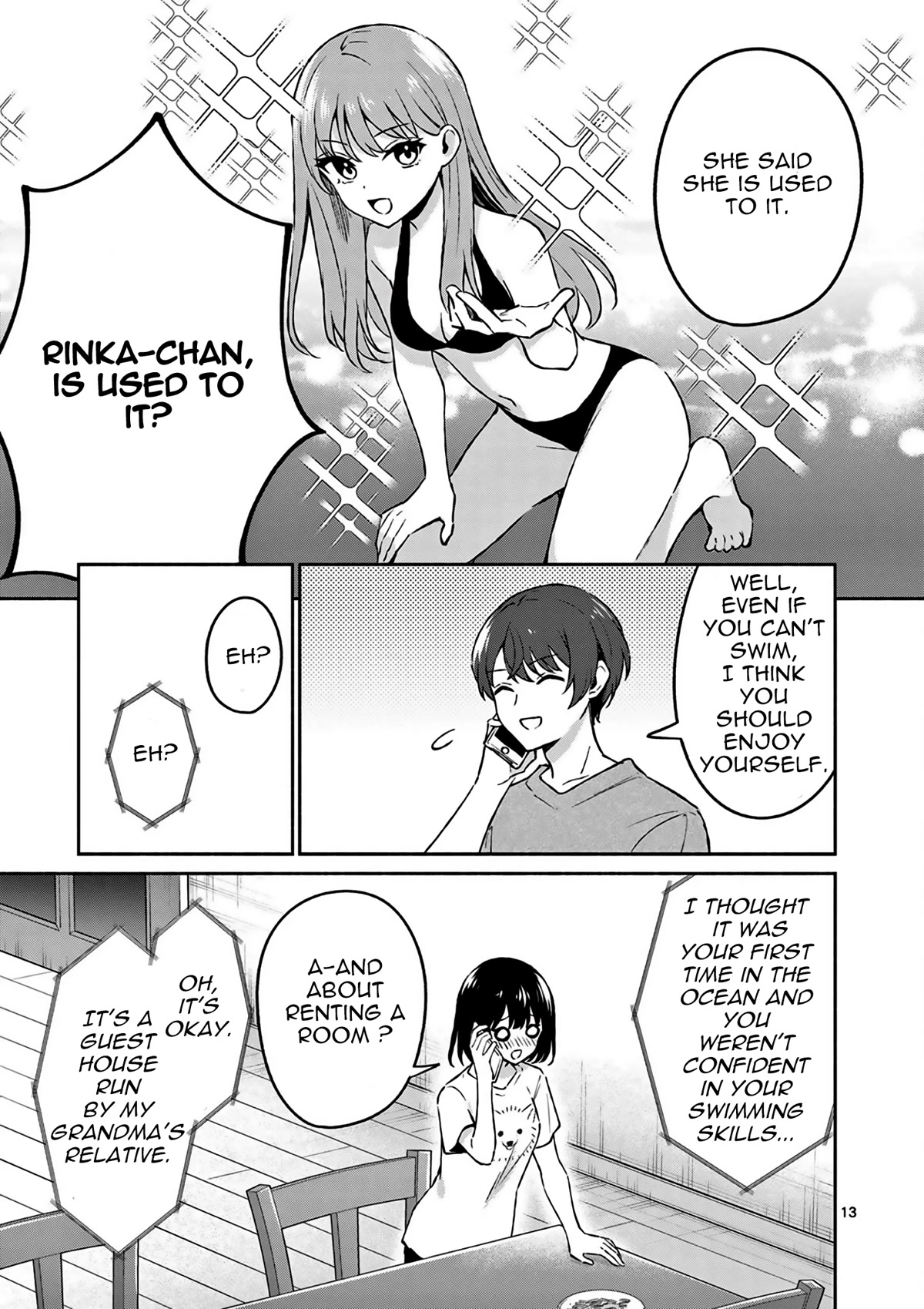 Shiotaiou no Sato-san ga Ore ni dake Amai chapter 23 page 14