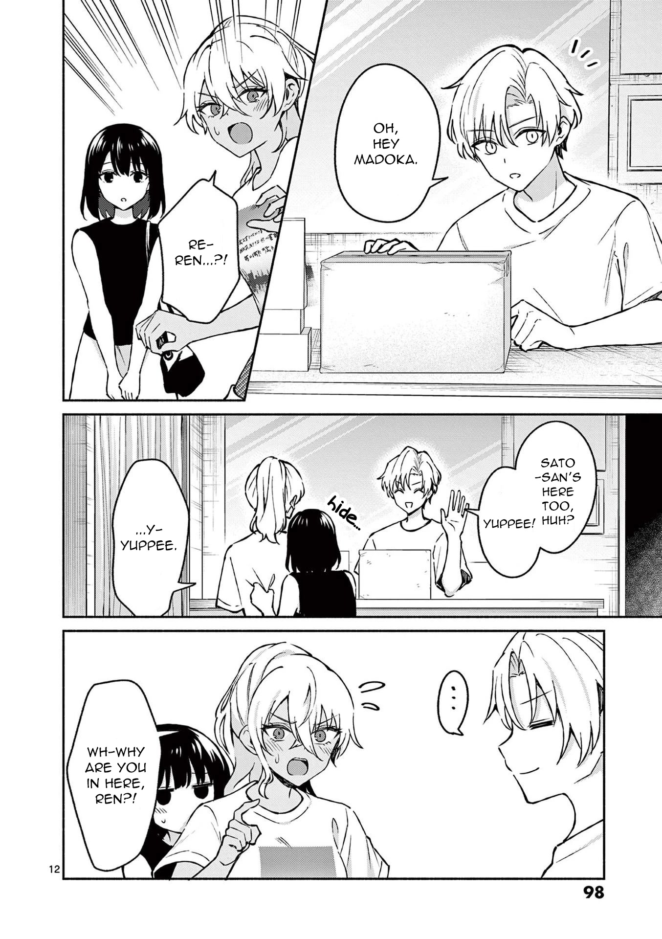 Shiotaiou no Sato-san ga Ore ni dake Amai chapter 34 page 12