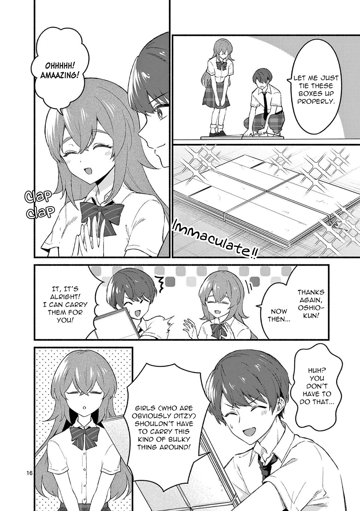 Shiotaiou no Sato-san ga Ore ni dake Amai chapter 51 page 16