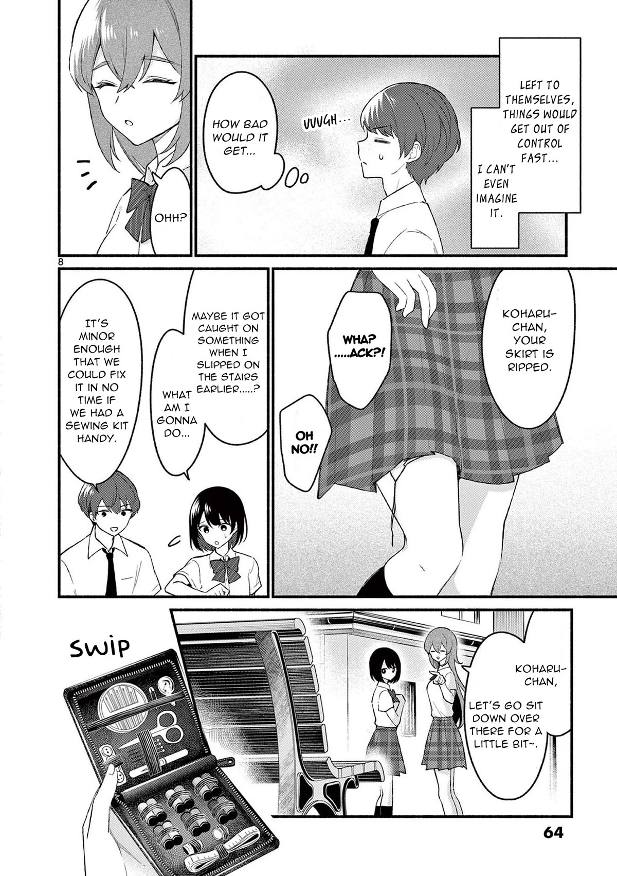 Shiotaiou no Sato-san ga Ore ni dake Amai chapter 52 page 8