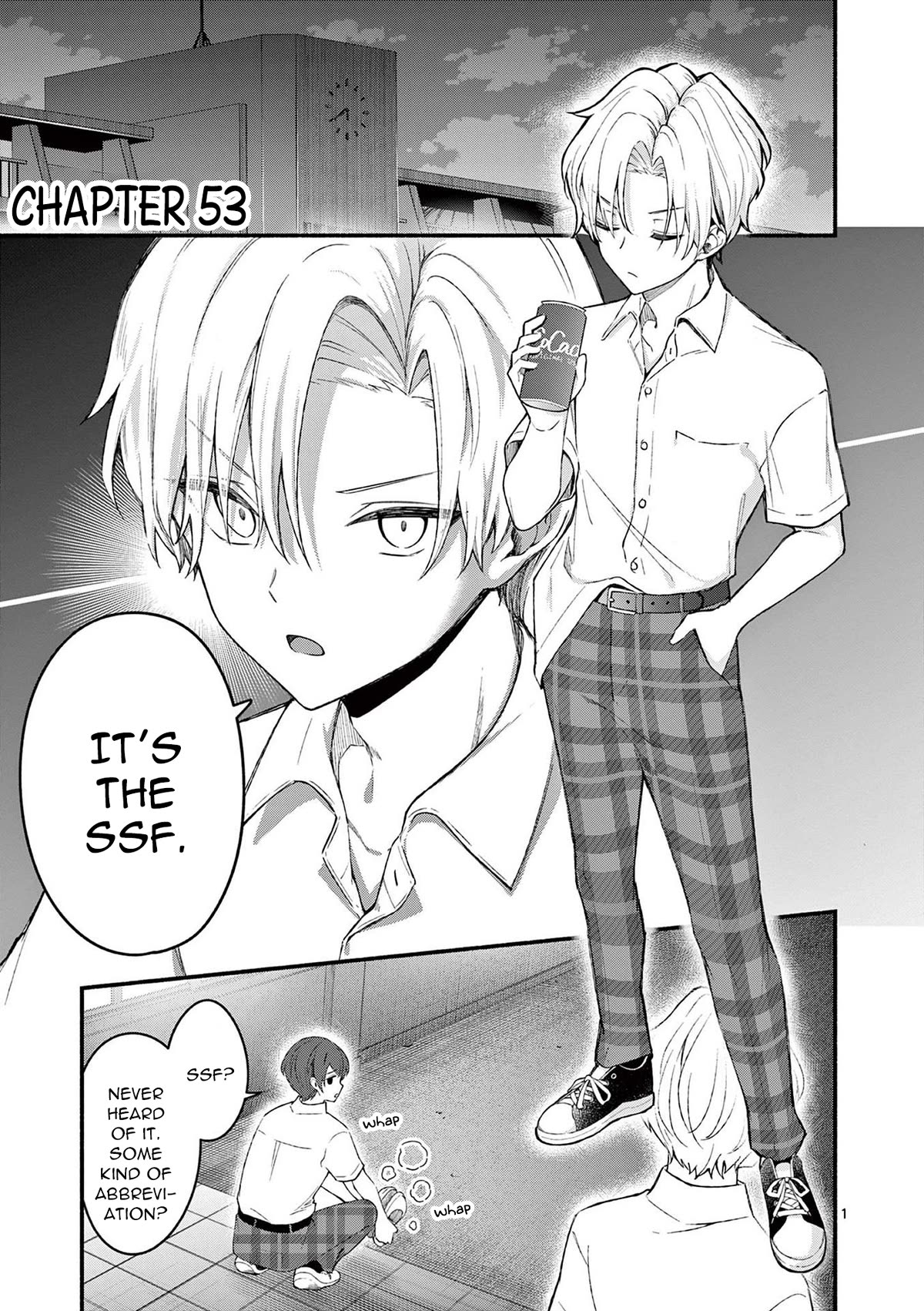 Shiotaiou no Sato-san ga Ore ni dake Amai chapter 53 page 1