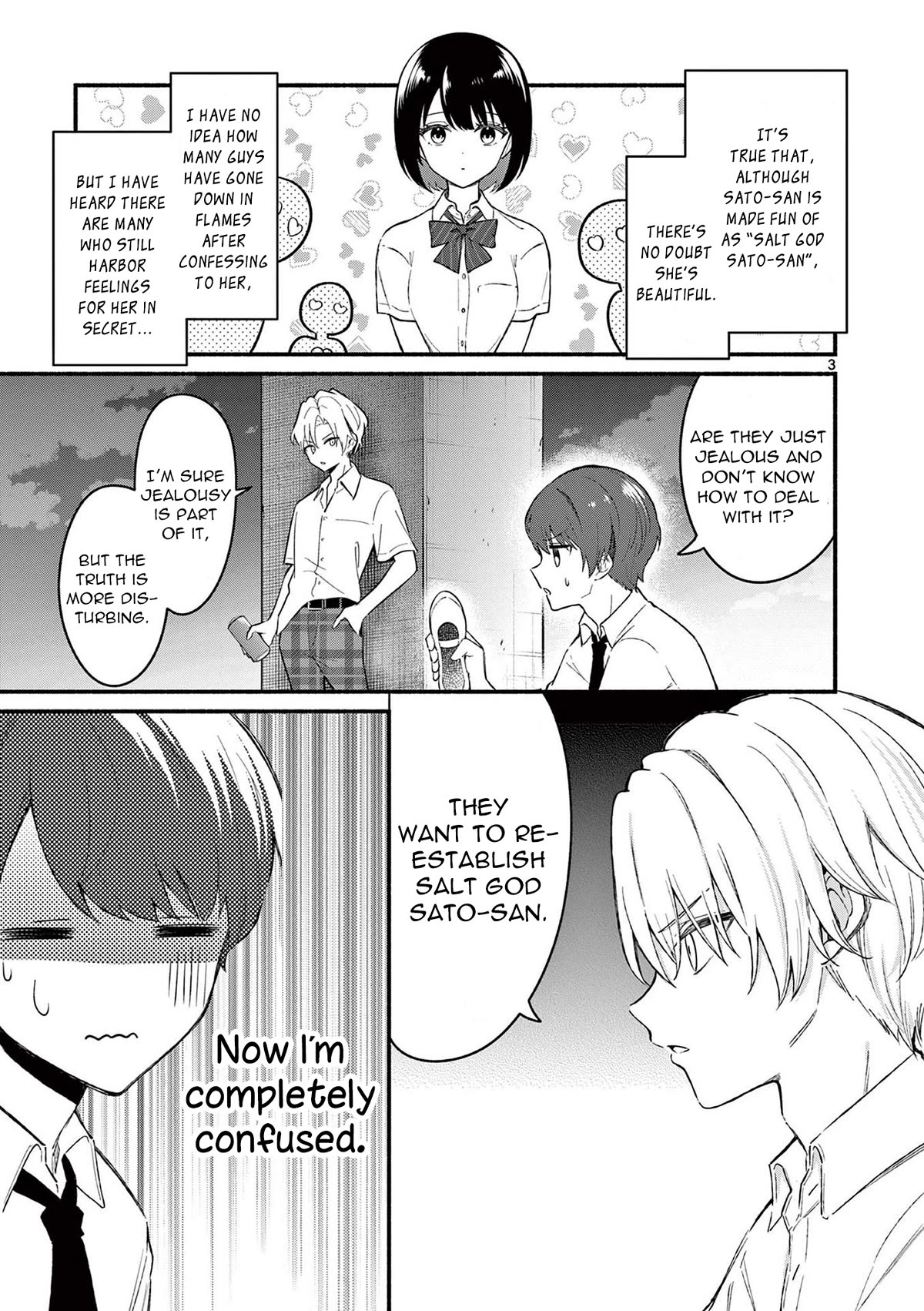 Shiotaiou no Sato-san ga Ore ni dake Amai chapter 53 page 3