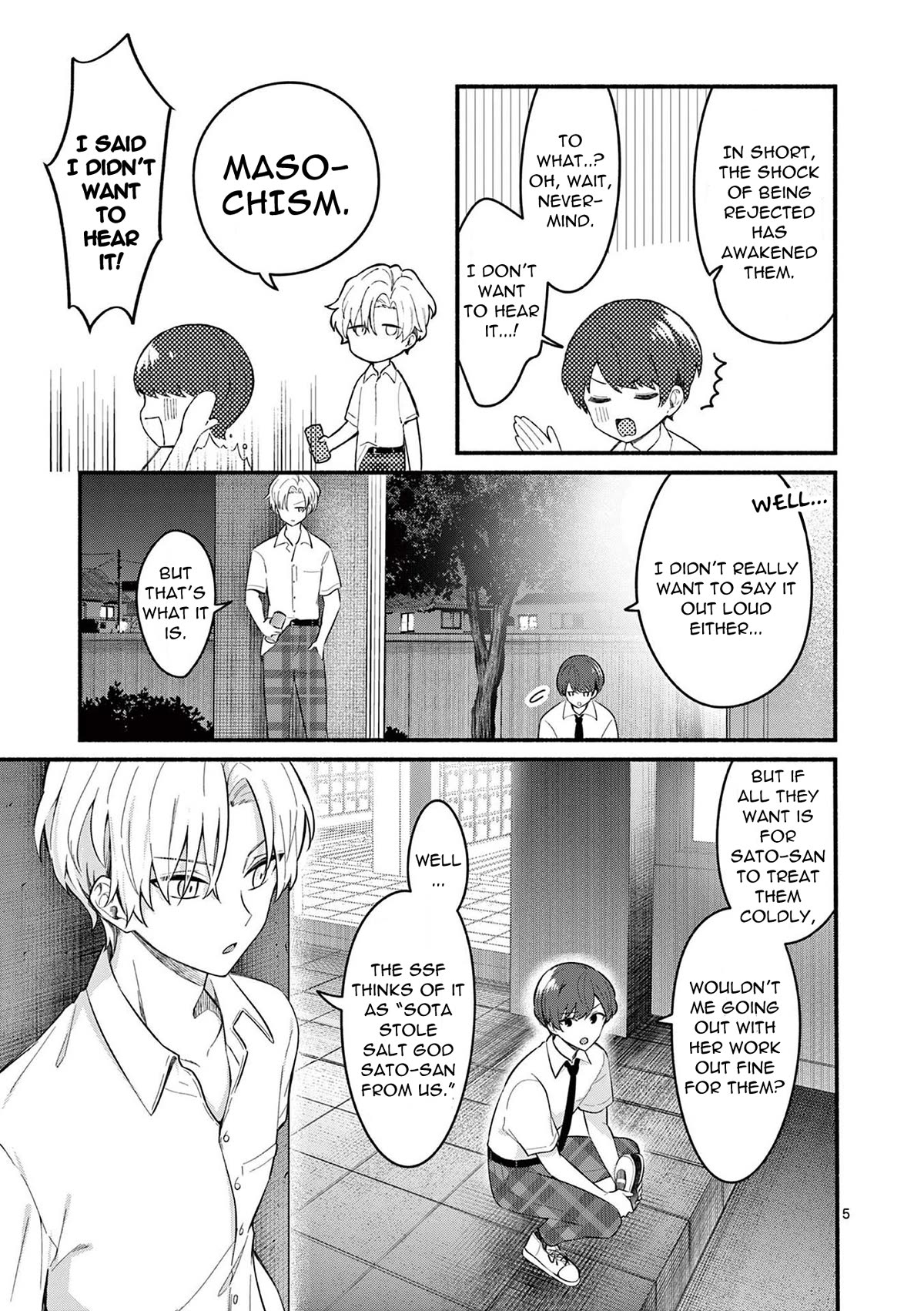 Shiotaiou no Sato-san ga Ore ni dake Amai chapter 53 page 5