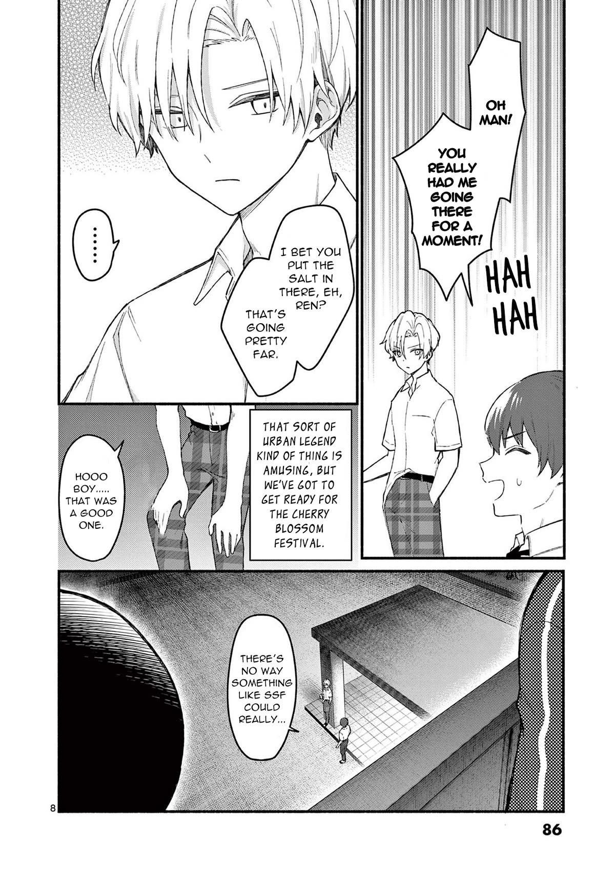 Shiotaiou no Sato-san ga Ore ni dake Amai chapter 53 page 8