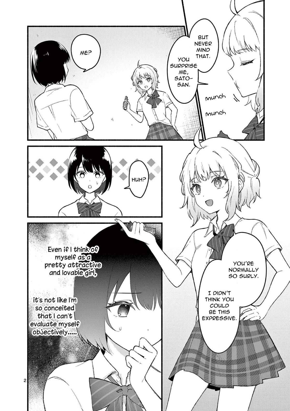 Shiotaiou no Sato-san ga Ore ni dake Amai chapter 54 page 2