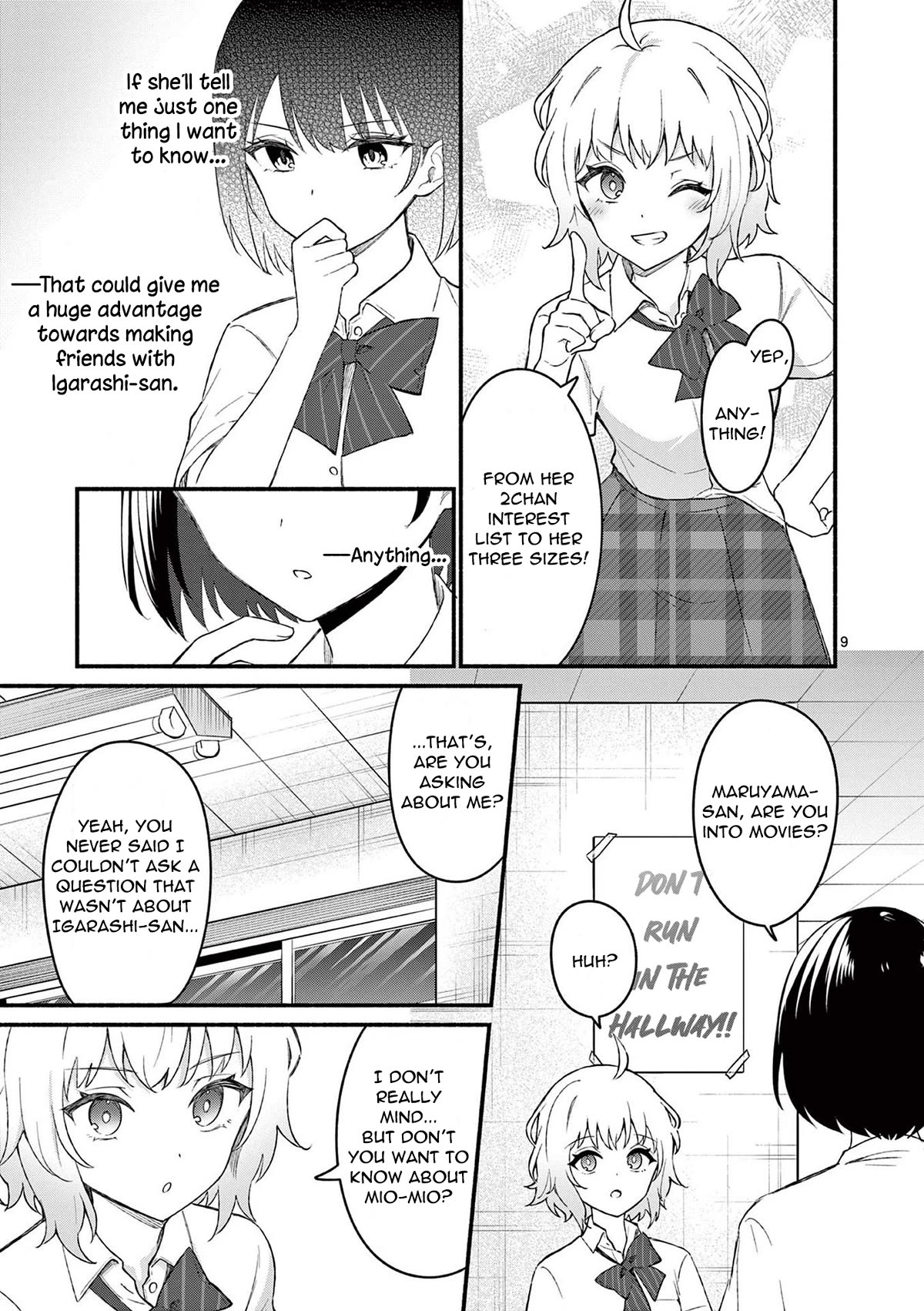 Shiotaiou no Sato-san ga Ore ni dake Amai chapter 54 page 9