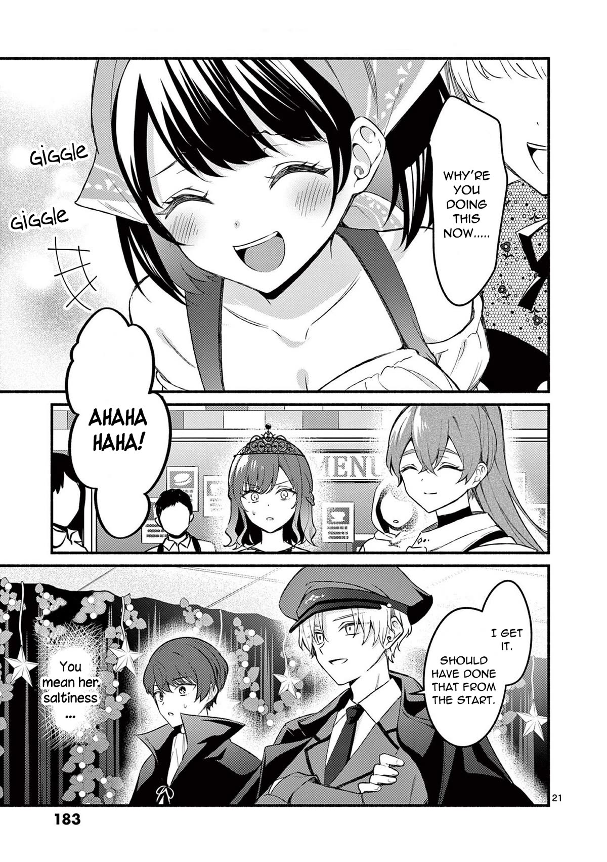 Shiotaiou no Sato-san ga Ore ni dake Amai chapter 57 page 21