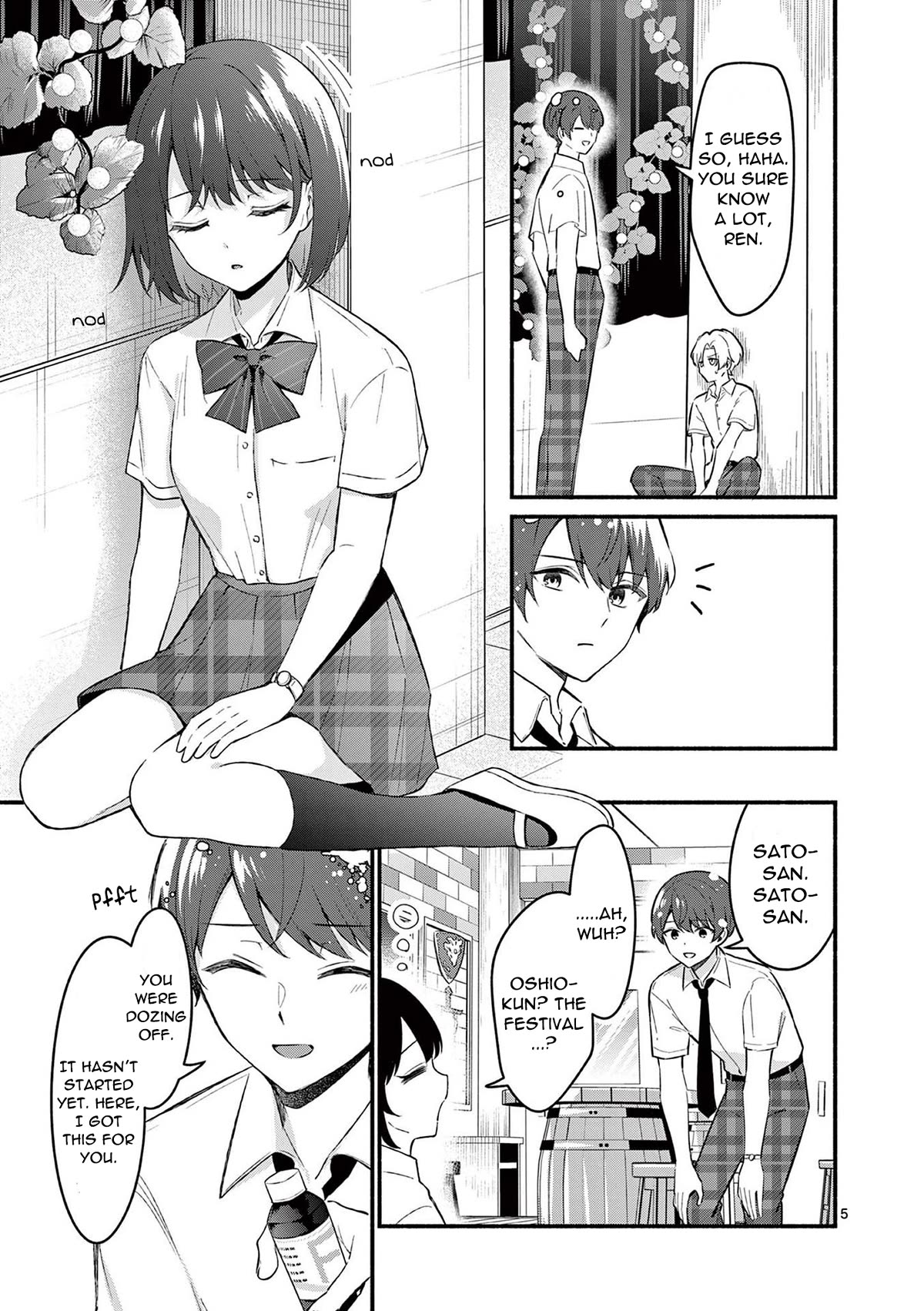 Shiotaiou no Sato-san ga Ore ni dake Amai chapter 57 page 5