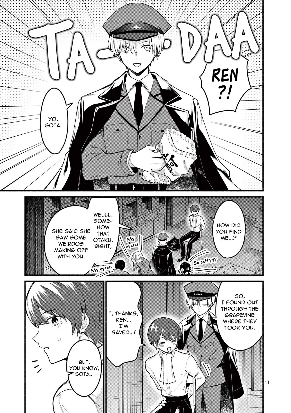 Shiotaiou no Sato-san ga Ore ni dake Amai chapter 61 page 11