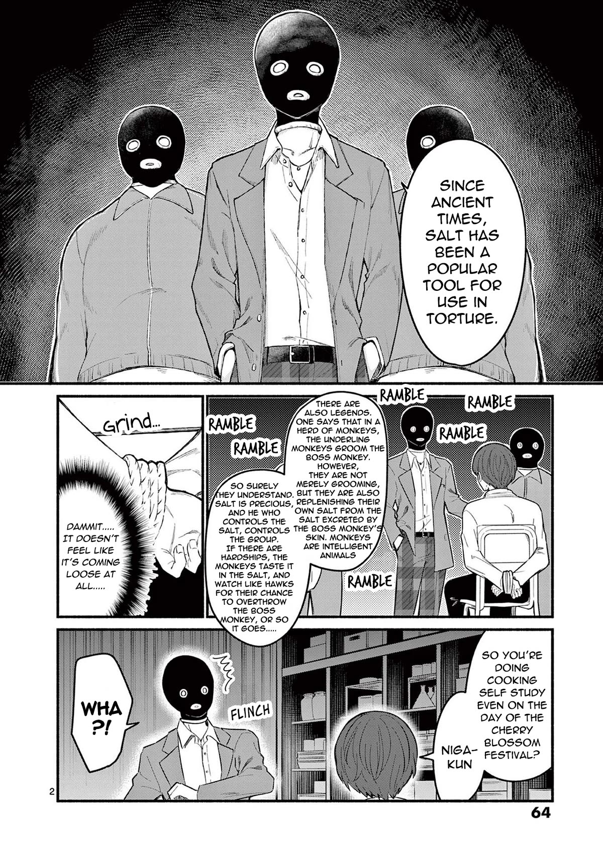 Shiotaiou no Sato-san ga Ore ni dake Amai chapter 61 page 2