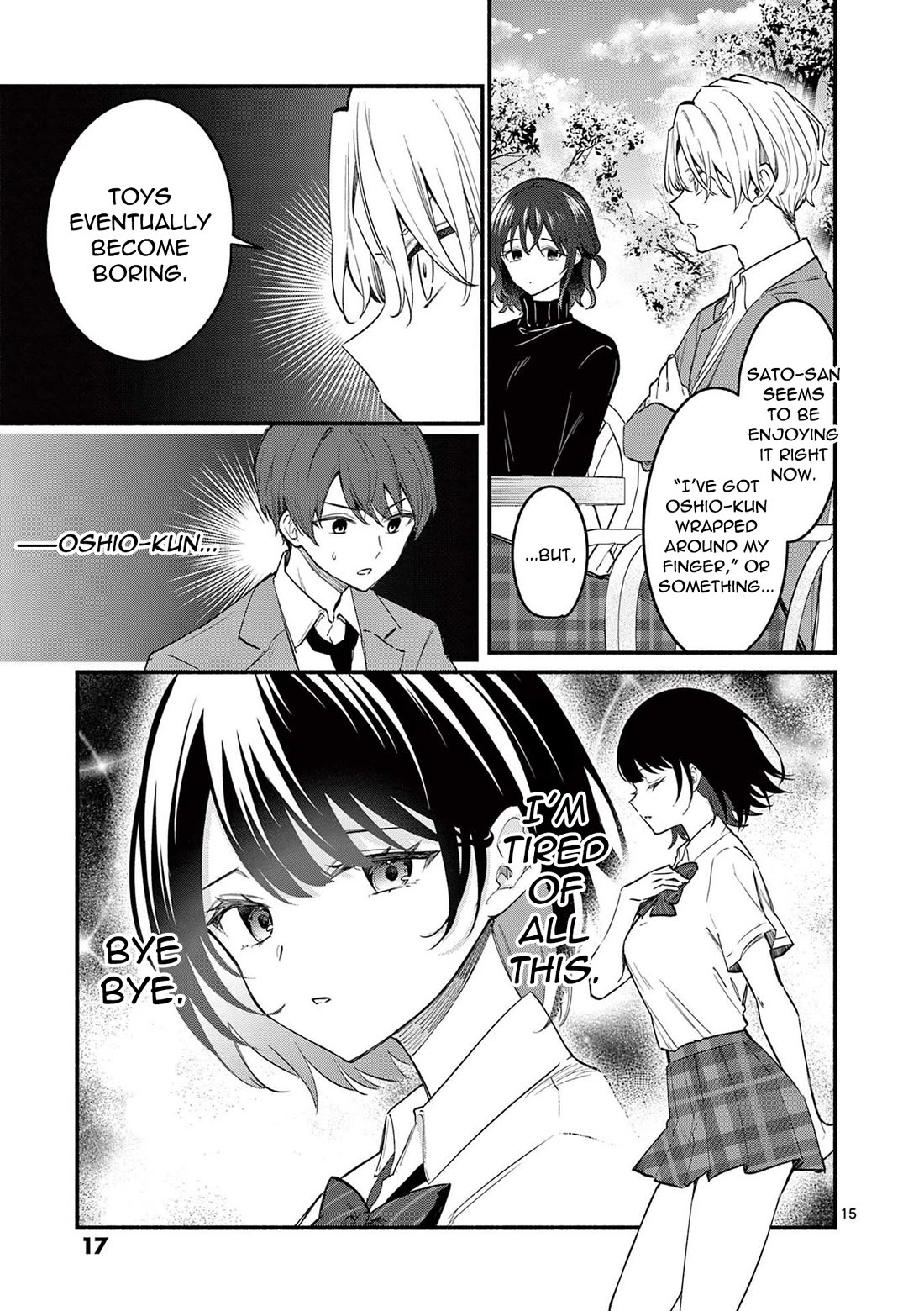 Shiotaiou no Sato-san ga Ore ni dake Amai chapter 68 page 15