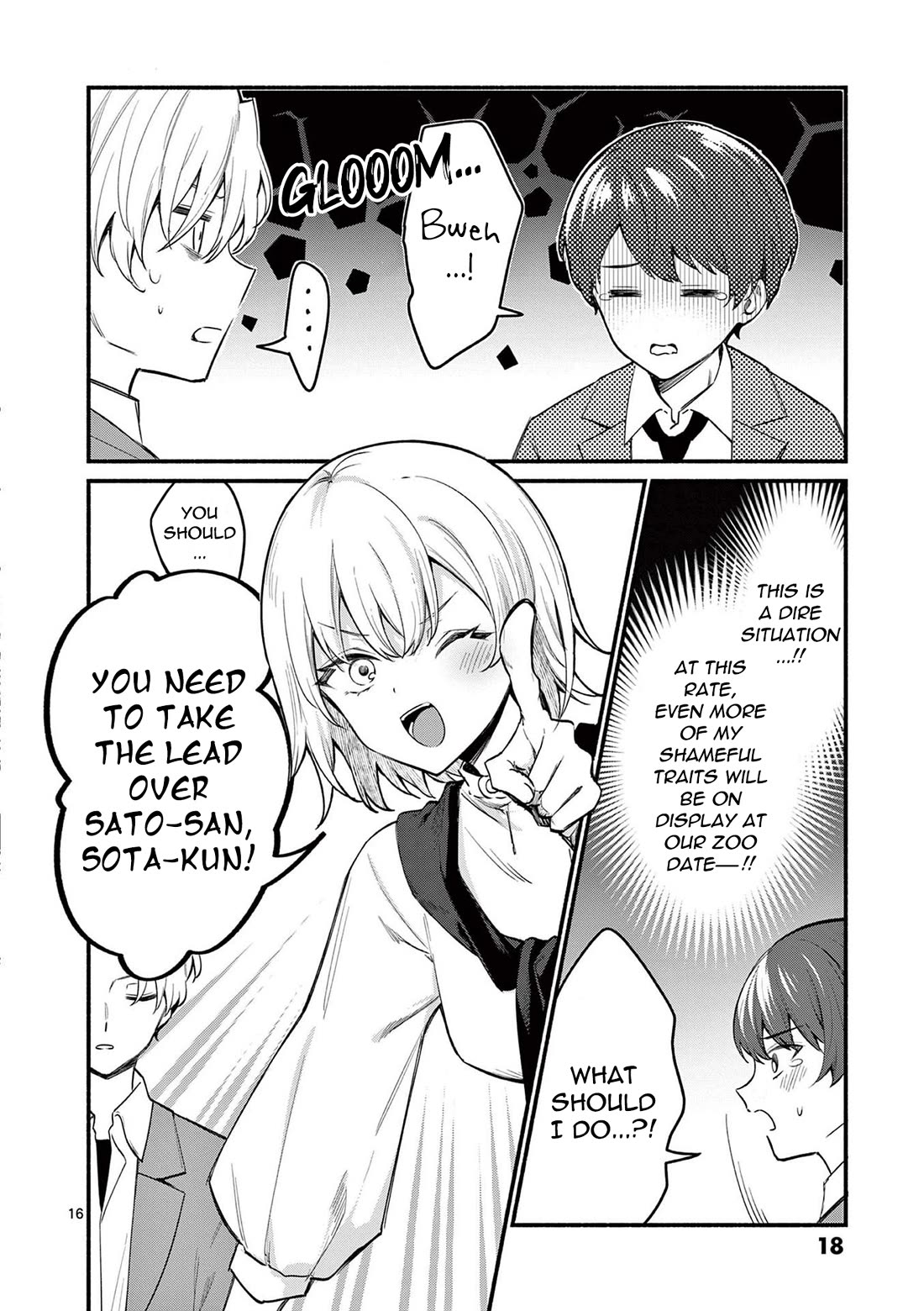 Shiotaiou no Sato-san ga Ore ni dake Amai chapter 68 page 16