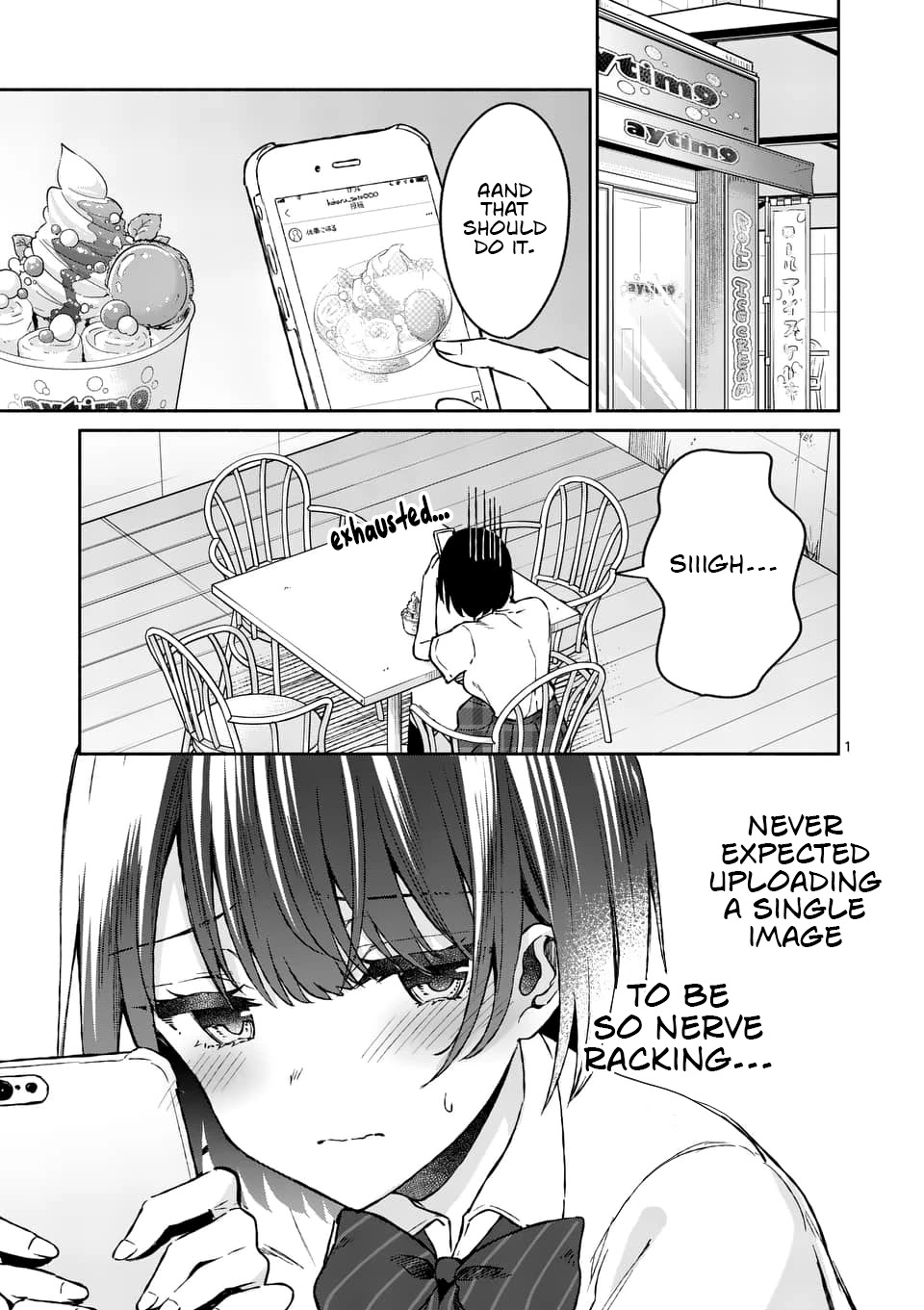 Shiotaiou no Sato-san ga Ore ni dake Amai chapter 7 page 1