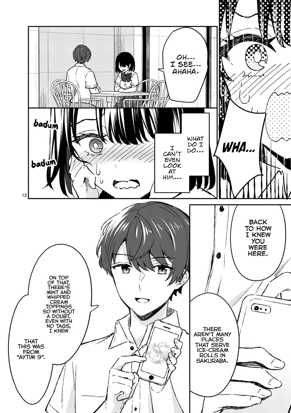 Shiotaiou no Sato-san ga Ore ni dake Amai chapter 7 page 12