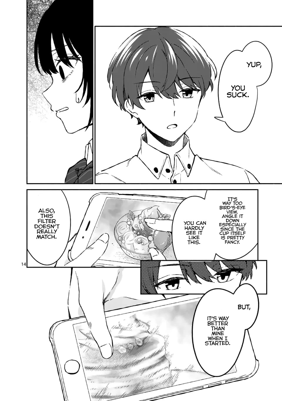 Shiotaiou no Sato-san ga Ore ni dake Amai chapter 7 page 14