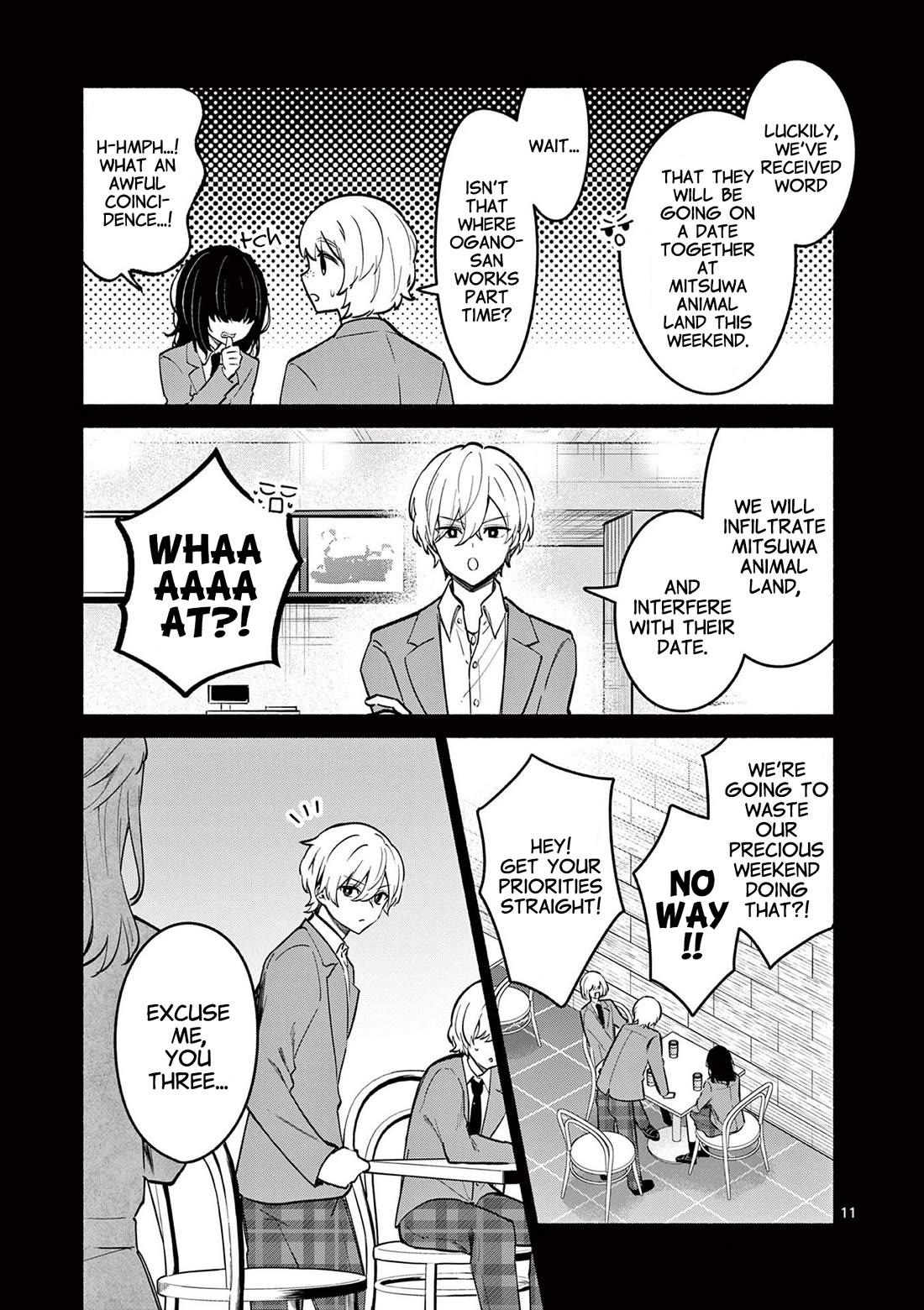 Shiotaiou no Sato-san ga Ore ni dake Amai chapter 72 page 11