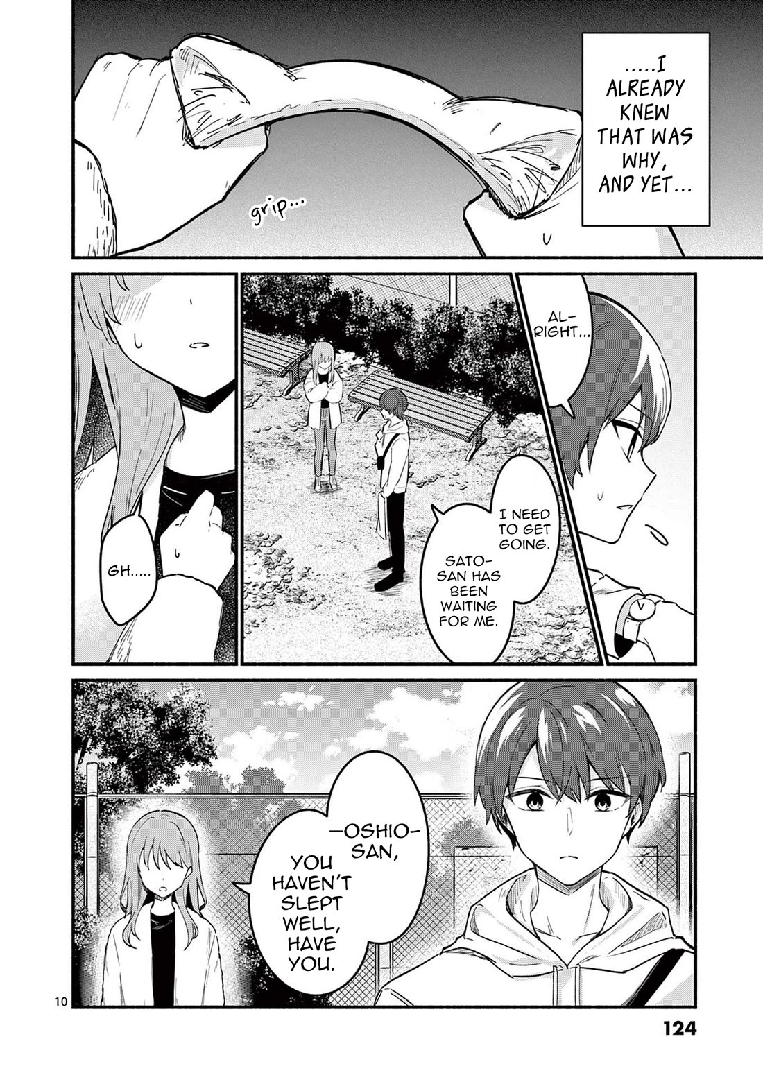 Shiotaiou no Sato-san ga Ore ni dake Amai chapter 74 page 10